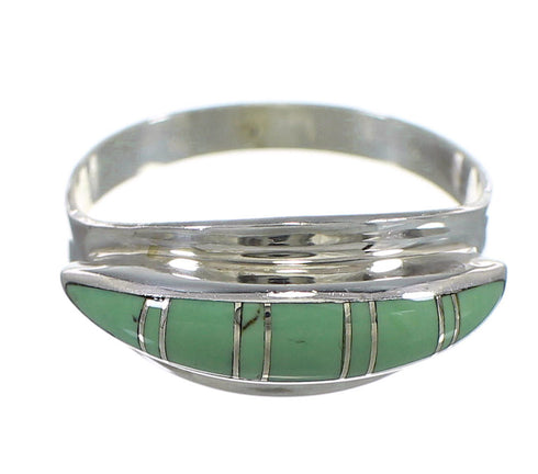 Turquoise Genuine Sterling Silver Southwest Ring Size 4-1/2 QX84212